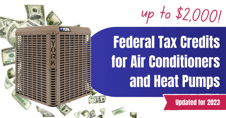 Federal Tax Credits For Air Conditioners And Heat Pumps 2023 